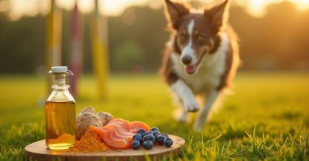 Melhores suplementos naturais para recuperação muscular e desempenho em cães esportistas — o que funciona e como usar